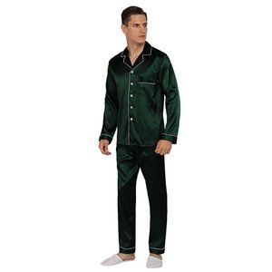 NEW Mens Silky Satin Sleepware